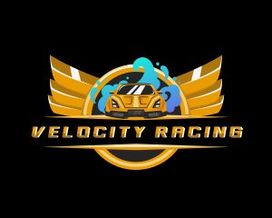 Automotive Car Race logo design