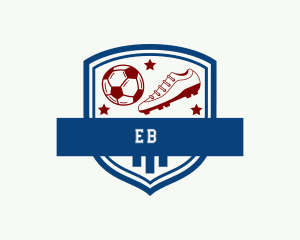 Football - Varsity Soccer Ball Shoes logo design