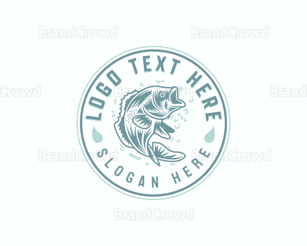 Seafood Fisherman Fish Logo