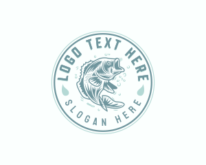 Fishery - Seafood Fisherman Fish logo design