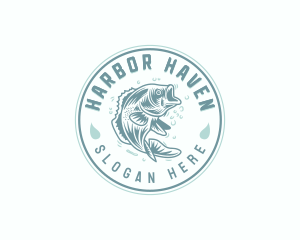 Seafood Fisherman Fish logo design