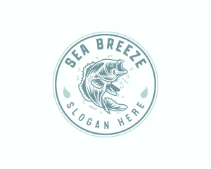 Seafood Fisherman Fish logo design