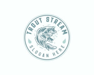Trout - Seafood Fisherman Fish logo design