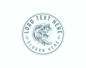 Fisherman - Seafood Fisherman Fish logo design