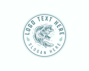 Seafood Fisherman Fish Logo