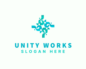 Collaboration - Community People Foundation logo design