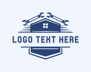 Handyman Wrench Repair Logo