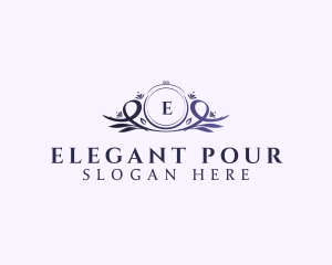 Floral Wreath Boutique logo design