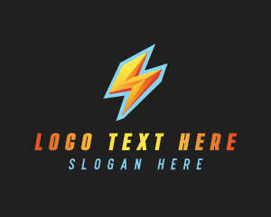 Charge - Electric Thunder Charge logo design