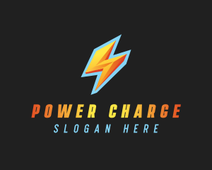 Electric Thunder Charge logo design