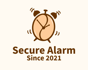 Alarm - Coffee Alarm Clock logo design