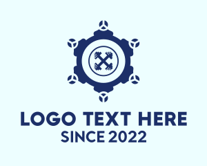 Fitness Studio - Fitness Dumbbell Gym logo design