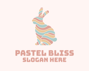 Colorful Rabbit Mallow logo design