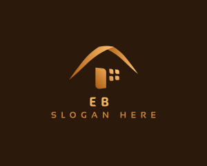 Construction - Luxury House Roofing logo design