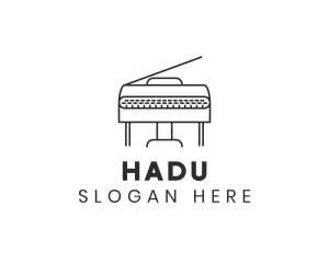 Grand Piano Instrument Logo