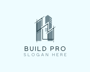 Building Engineer Construction logo design