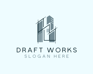 Draft - Building Engineer Construction logo design