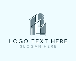 Structure - Building Engineer Construction logo design