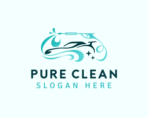 Car Pressure Washer logo design