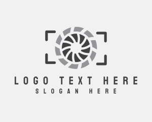 Dslr - Photo Camera Shutter logo design