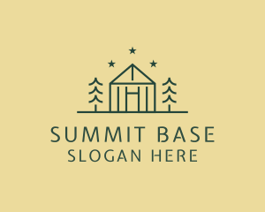 Forest Cabin House logo design