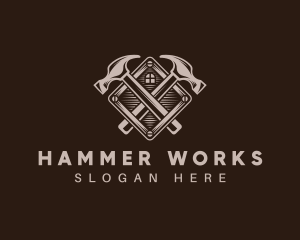 Hammer - Builder Hammer House Carpentry logo design