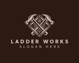 Builder Hammer House Carpentry logo design