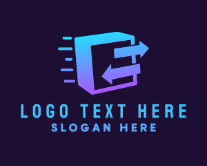 Trade - Arrow Trading Box logo design
