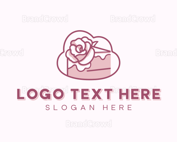 Sweet Rose Cake Logo