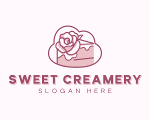 Sweet Rose Cake logo design