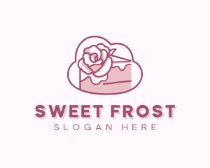 Sweet Rose Cake logo design