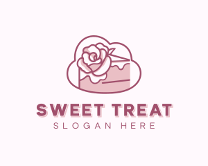 Sweet Rose Cake logo design