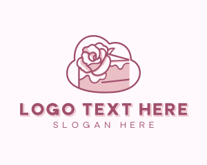 Sweet Rose Cake Logo