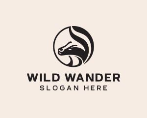 Wild Skunk Animal logo design