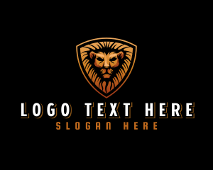 Animal - Lion Shield Agency logo design