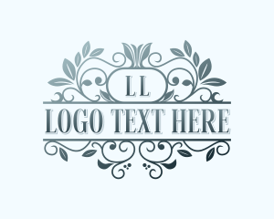 Luxury - Elegant Floral Salon logo design