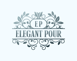 Elegant Floral Salon logo design