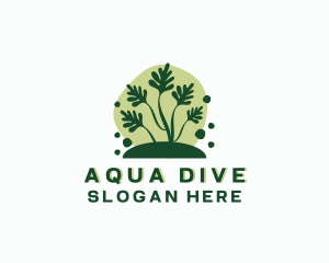 Underwater Sea Plant logo design