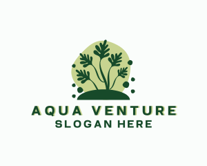 Snorkeling - Underwater Sea Plant logo design