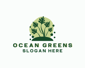 Underwater Sea Plant logo design