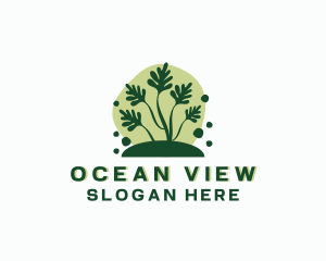 Underwater Sea Plant logo design