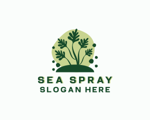 Underwater Sea Plant logo design