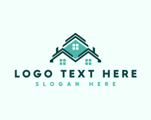 Roofing - Property Roof Structure logo design