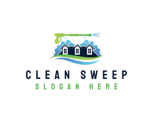 Housekeeping - Housekeeping Clean Bubble logo design