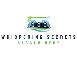 Housekeeping Clean Bubble logo design