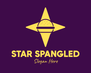 Star Burger Sandwich logo design