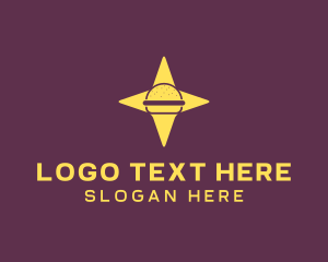 Star Burger Sandwich Logo