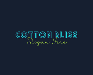 Neon Light Wordmark logo design