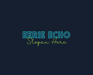 Neon Light Wordmark logo design