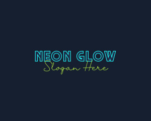 Neon - Neon Light Wordmark logo design